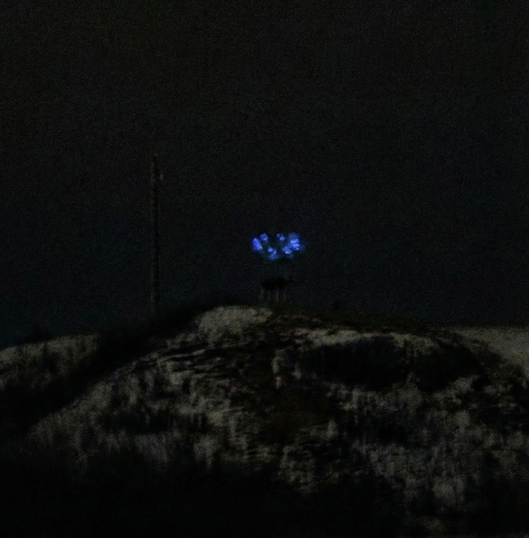 Unexplained lights observed above Katepwa Ridge on Saturday evening